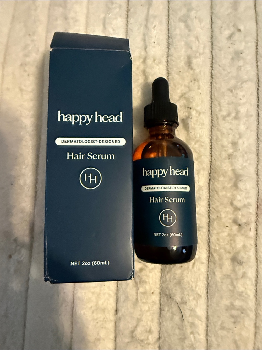 happy head Hair Serum - Navy Bottle